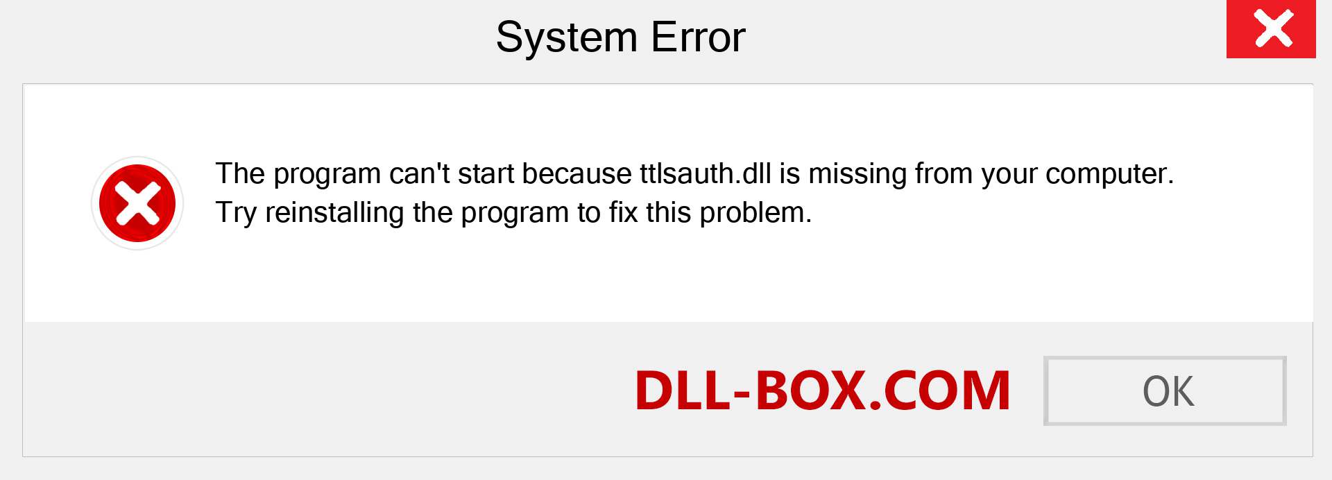  ttlsauth.dll file is missing?. Download for Windows 7, 8, 10 - Fix  ttlsauth dll Missing Error on Windows, photos, images